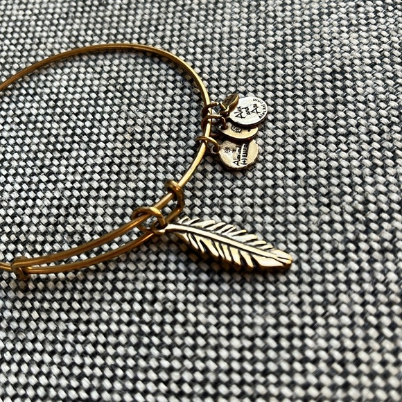 ✨ Alex and Ani Bracelet in Gold with Feather Charm! ✨ - Picture 12 of 13